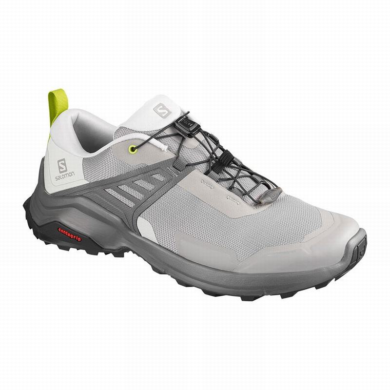 Zapatillas Trekking Salomon Hombre Gris / Verde Claro - Salomon Argentina X RAISE ,389052-TZW